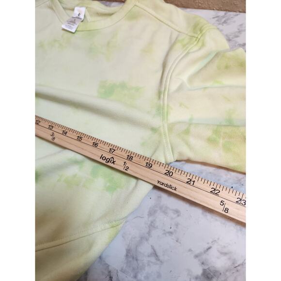 Member's Mark Women's Tie Dye Cropped Crew Neck Pullover Sweatshirt Size S - Picture 4 of 5